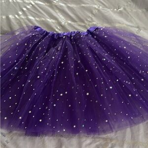 Purple Starry Tulle Skirt